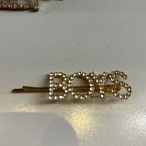 Diamond bobby pins for hair(Set of 5)