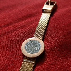 Rose Gold Bracelet Like Watch