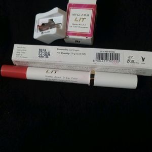 MyGlamm LIT Matte About It Lip Color - Red Rumba