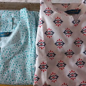 cotton kurtis combo