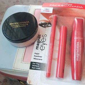 FACES CANADA - Loose Powder & Eye Linear, Mascara