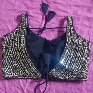 Designer Mirror Work Blouse