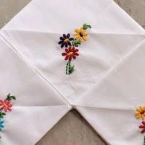 3 Embroidery Handkerchief