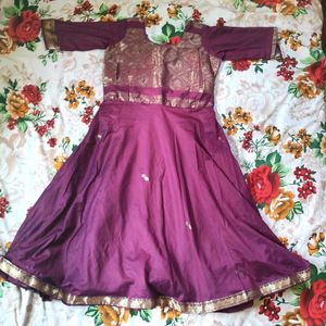 Violet Stitched Gown | Size 36