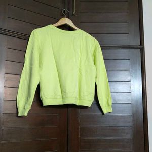 Easybuy Women Green Embellished Sweatshirt