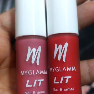 My Glamm Nail Paint With Remover Combo