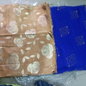 Unstiched Saree With Blouse