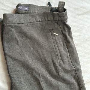 Marks & Spencer’s Grey Checked Formal Trousers