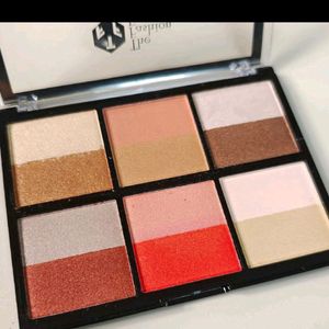 Eyeshadow Highlighter Blush Palette