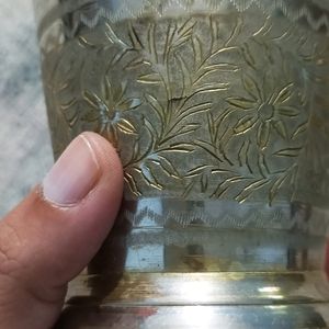 Antique Brass Glass