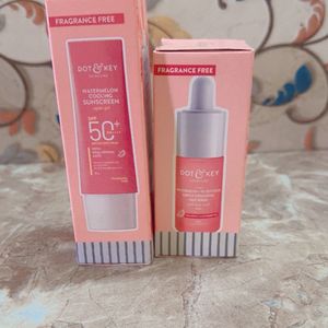 Dot&key Watermelon Serum & Sunscreen Combo