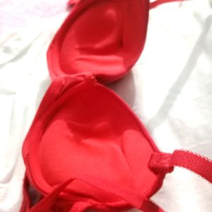 Red hot bra like new