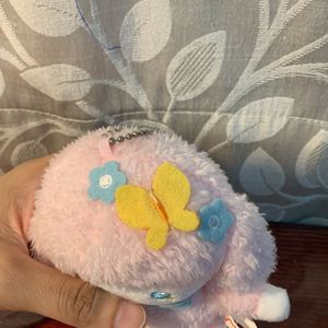 Pink Lamb Plush Bag Charm