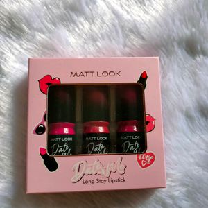 Mattlook Date Me Lipstick (Pack Of 3)