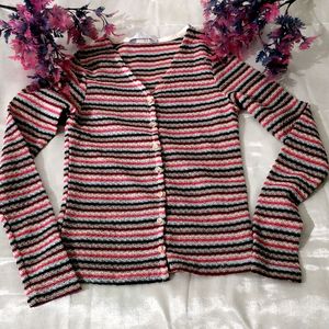 WOMEN'S MULTI COLOUR CARDIGAN