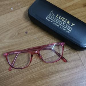 Red Spectacle Frame