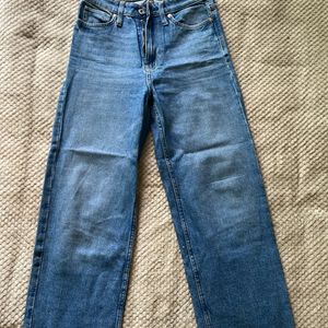 H&M Loose Straight High Waist Denim