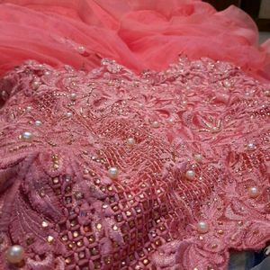 pink barbie gown