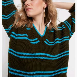 Striped Knitted Sweater