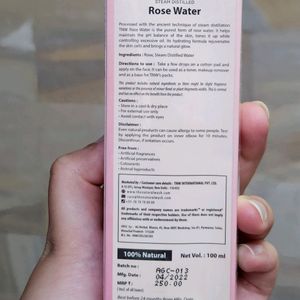 Rose Water Face Toner and Mist