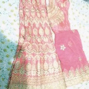 Light Pink Bridal lehenga