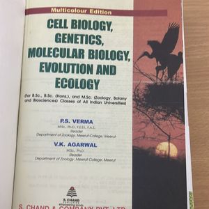 PS Verma Cell biology- Genetics- Evolution