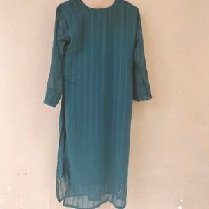 Peacock Green Colour Kurta