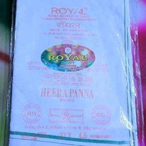 Royal Brand Pure Cotton White Dhoti