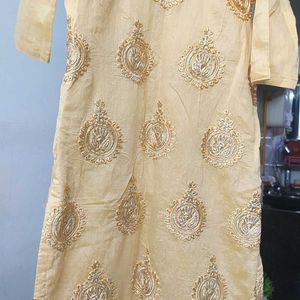 Lemon Colour Kurta