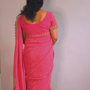 Embroidered Saree