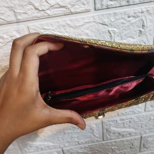 Golden Clutch Purse