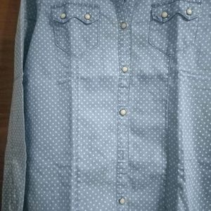 Combo Of Two Blue Denim Shirt