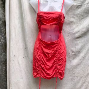 WILD FABLE SEXY CORAL BODYCON