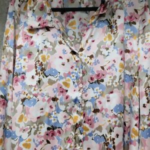 Floral Button-Up Shirt