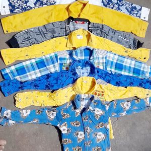2+4 Years Boy Combo Of 8 Shirt 👕 Good Condition