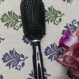 Black Cushioned Hair Brush