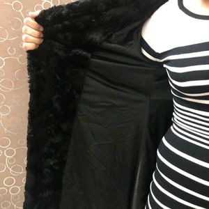 Luxurious Black Fur Coat