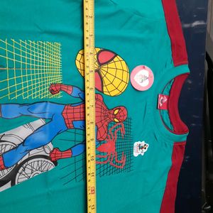 Spiderman Printed Tshirt With Tag