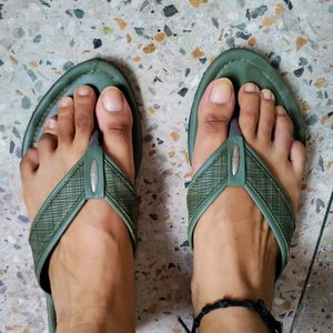 Sea Green Chappal / Flat Sandal - UK 6