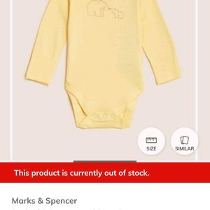 M&S Long Sleeve Bodysuit