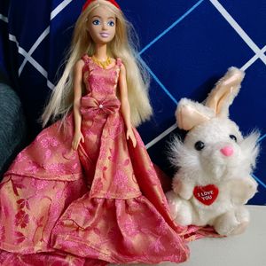 Barbie Doll With Bunny