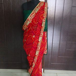 New Bandhni Print Saree..