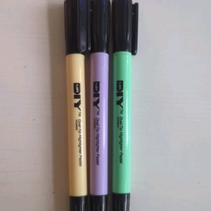 Dual Tip Highlighters (Pastel)