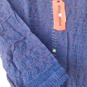 Chikankari Kurta - Blue