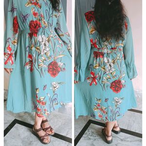 Pinteresty Beutiful Long Sleeve Floral Dress