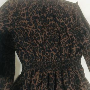 Leopard Print Dress Like New