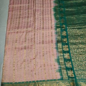 Pure Gadwal Zari Saree