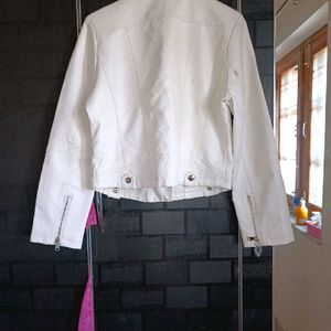 White Leather Jacket