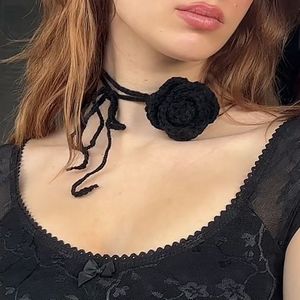 Crotchet Flower Necklace