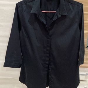 Van Heusen Black Shirt For Women